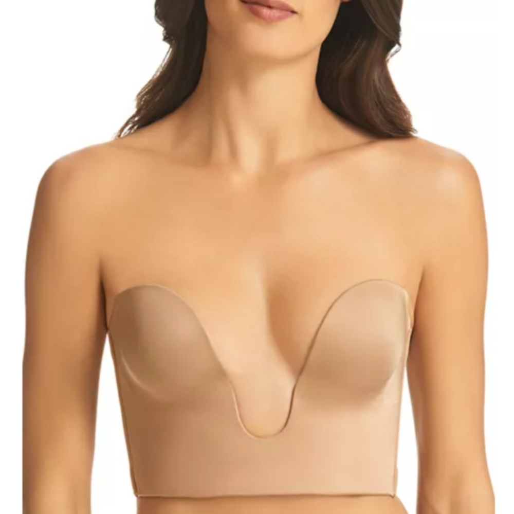 Strapless low back bra